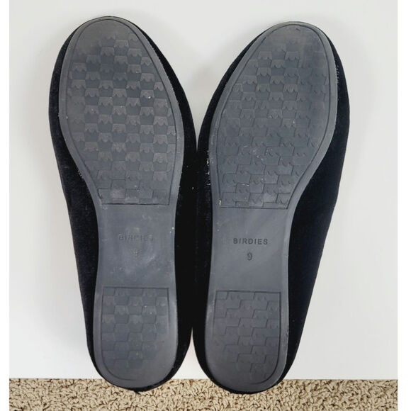 BIRDIES THE STARLING LOAFERS IN BLACK VELVET, SZ 9 - Picture 13 of 16